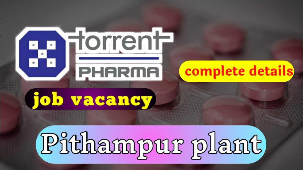 torrent Pharma job vacancy in Pithampur plant ✔️ #torrentpharma #job