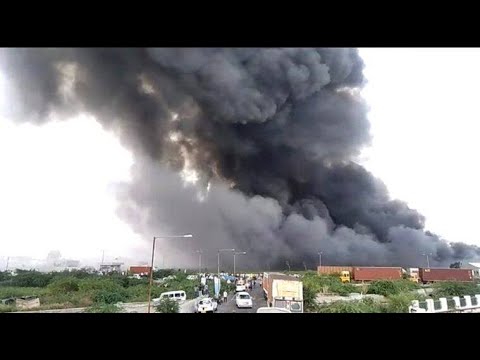 Massive fire breaks out at pharma company in Ankleshwar GIDC