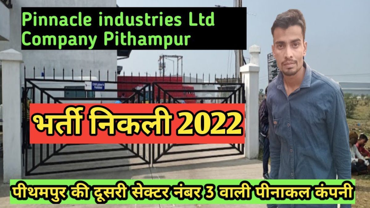 Pinnacle industries Ltd sector 3 Sulawad dis- Dhar MP Vacancy Pithampur 🔥