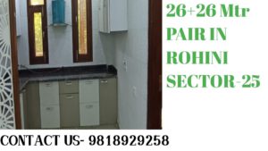 2 bhk Floor Rohini Sector-25 Vastu Compliance# Rohini #Builder#Sale#Floor#