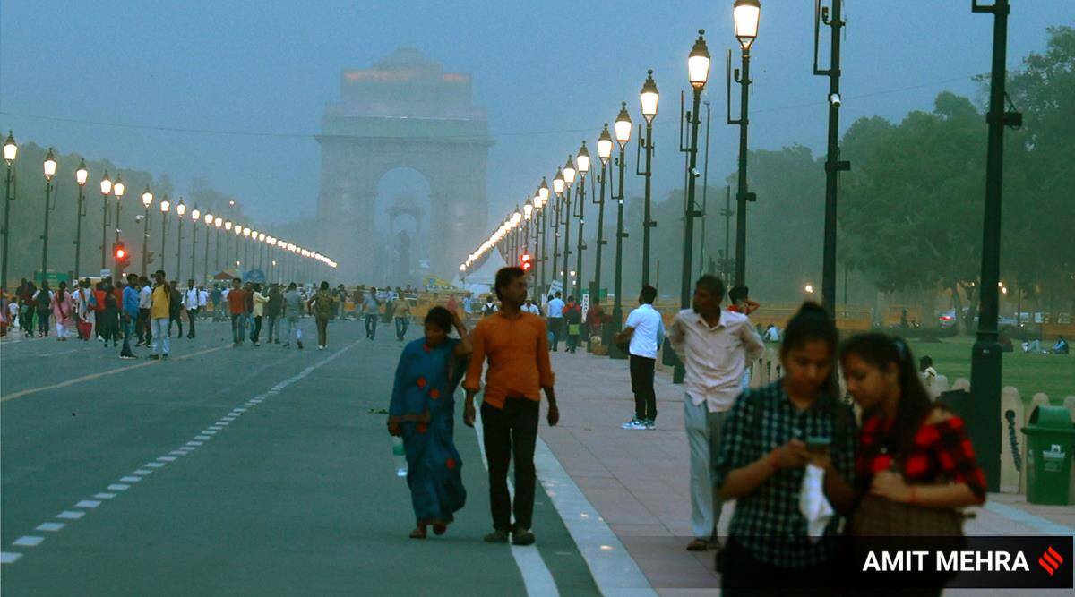 delhi excess rainfall thunderstorms may